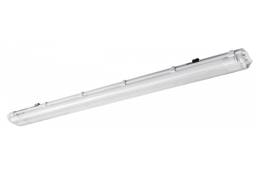 Hermetische Leuchte, G13, 2xT8 LED 18W, 3600lm, AC220-240V, 50/60Hz, IP65, ABS/PS, 120cm, grau