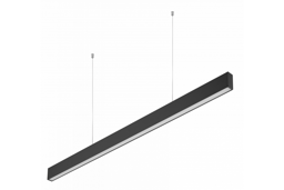 Hängeleuchte LED LIVIA,40W,3600lm,AC220-240V,50-60Hz,100°,RA>80,IP20,AL/PC,4000K,120cm,schwarz