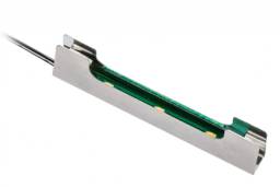 Metallclip 3xLED kaltweiß für Glasregal 8mm, 0.24W/12V, 2m Kabel mit Mini-Ampere-Stecker