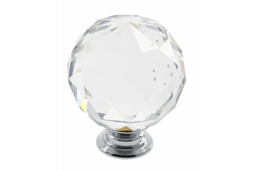 Möbelknopf Crystal Palace J 40 mm (Chrom + Kristall) Industry
