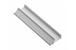 Aluminium-Profilsockel, vernietet (für Kantenfüllungen) GLAX Silberplatte 19mm3m