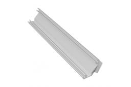 LED-Winkelaluminiumprofil - aufgebracht GLAX silber L=2 m