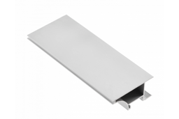 Aluminiumprofil LED Kranz - GLAX silber PLATTE 19mm L=2m