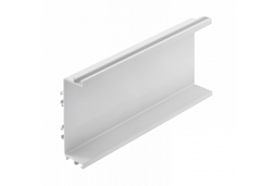 Halterungsfreies Aluminium-Profilsystem VELLO mit LED-Funktion, C, weiß, Länge 3 m