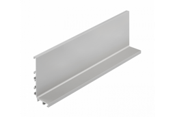 Halterungsfreies Aluminium-Profilsystem VELLO mit LED-Funktion, L, silber, Länge 3 m