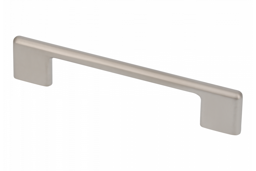 Möbelgriff CAPRI, Bohrlochabstand 128 mm, Material - Zamak, Oberfläche - Edelstahloptik