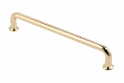 Zamak-Griff NORD C=160 mm gold glänzend
