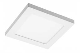 LED-Leuchte MOZA, 12W, 1000lm, AC220-240V, 50/60Hz, PF>0,5, RA≥80, IP40, 120°,4000K, quadr., weiß