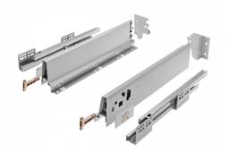 Schubladensystem Modern Box Square, niedrig, 450 mm, grau