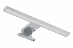 Radius II LED-Leuchte Kunststoff mit Ausleger 304mm, warmweiß, 5W, 230V, IP44, Chromplatte