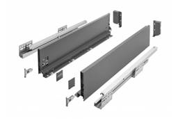 Schubladensystem AXISPRO 500 mm Anthrazit - mittelhoch H116