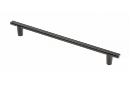 Möbelgriff GTV RAY, C=192 mm, L=232 mm, ZnAl, schwarz matt